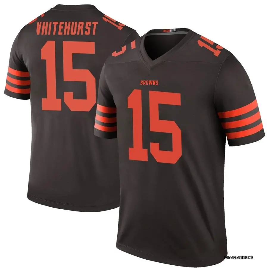 Brown Color Rush Legend Nike Jersey 