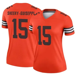 White Men's Damon Sheehy-Guiseppi Cleveland Browns Game 1946 Collection  Alternate Jersey