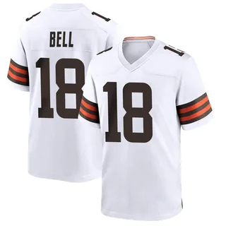 D'Anthony Bell Cleveland Browns Game Player Jersey - Brown - Bluefink