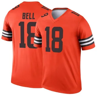 David Bell Cleveland Browns Fanatics Authentic Game-Used #18 White Jersey  vs. Baltimore Ravens on October 23, 2022