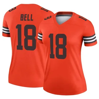 David Bell Cleveland Browns Game-Used #18 Brown Jersey vs