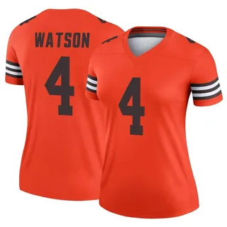 Orange Youth Deshaun Watson Cleveland Browns Legend Inverted Jersey