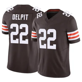 Grant Delpit Cleveland Browns Game-Used #22 Brown Jersey vs