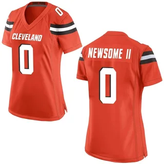 Men's Nike Gregory Newsome II Brown Cleveland Browns Game Jersey