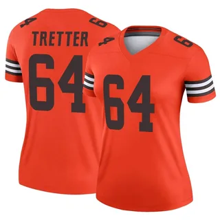 Game Men's JC Tretter White Road Jersey - #64 Football Cleveland Browns  Size 40/M