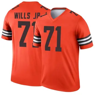 Nike Cleveland Browns No71 Jedrick Wills JR Olive/Camo Men's Stitched NFL Limited 2017 Salute To Service Jersey