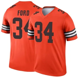 Black Women's Jerome Ford Cleveland Browns Limited 2020 Salute To Service  Jersey