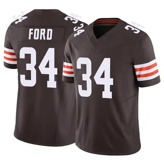 Women's Cleveland Browns Jerome Ford Nike Brown Game Player Jersey