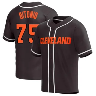 Joel Bitonio Cleveland Browns Player-Issued #75 Brown Jersey from the 2022  NFL Season