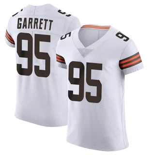 Limited Men's Myles Garrett Brown Jersey - #95 Football Cleveland Browns  Rush Vapor Untouchable