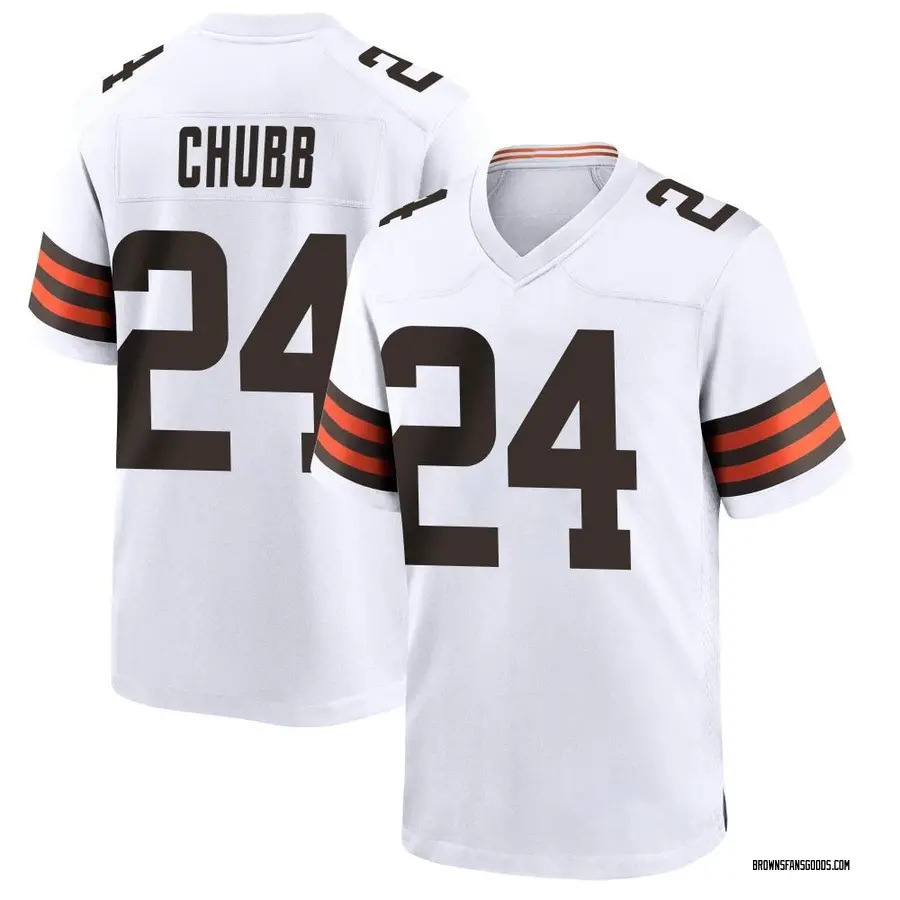 Brown Men's Caleb Biggers Cleveland Browns Game Team Color Jersey