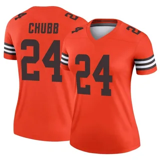 Nike Youth Nick Chubb Orange Cleveland Browns Inverted Team Game Jersey - Orange