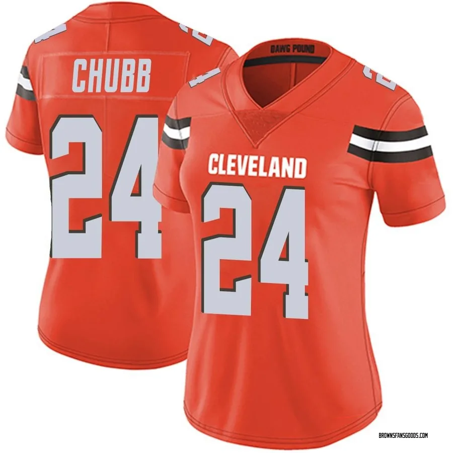 Men's Nike Nick Chubb Olive Cleveland Browns 2022 Salute To Service Limited  Jersey